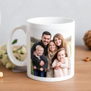 PERSONALISIERTE Tasse INDIVIDUELL BEDRUCKT Tasse mit Ihrem Bild Foto Text Logo Geschenk - Bild 1 von 2