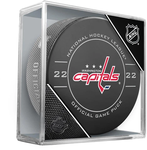 Dino Ciccarelli Capitals UnSigned Inglasco Feb 1,2011 HOF Night offic. Puck Cover