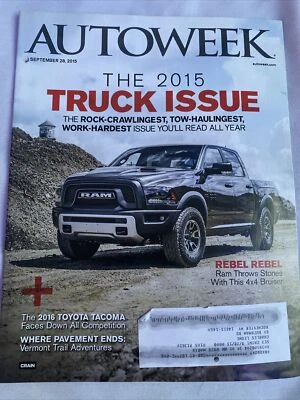 2015 Sept 28 AUTOWEEK Magazine The 2015 TRUCK ISSUE (CP302) - Image 1 of 3