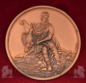 Medaglia Sicil Sud Leasing Palermo in astuccio da collezione - Picture 1 of 2