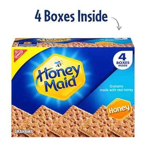 Honey Maid Honey Graham Crackers (3 lb. 9.6 oz., 4 pk.) - Picture 1 of 6
