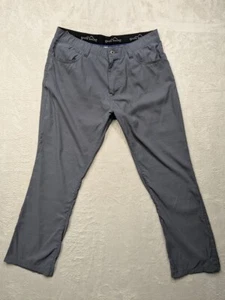 Eddie Bauer Men’s Hiking Outdoor Travel Chino 36x30 Gray Nylon Stretch - Picture 1 of 9