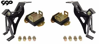 63-72 Chevy C10 GMC Truck Big Block Engine Motor Mounts 454 427 396 w/ Poly Pads - Image 1 of 4