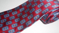 Jos A Bank Tie Signature Red Blue Check Geometric Thick Woven Italian Luxury NEW