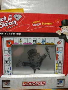 Brand New Etch A Sketch 60th Anniversary Monopoly Limited Edition + freebies - Picture 1 of 8