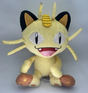 2016 Pokemon Meowth Plush Toy 8" TOMY Official Licensed Collectible Nintendo - Picture 1 of 6