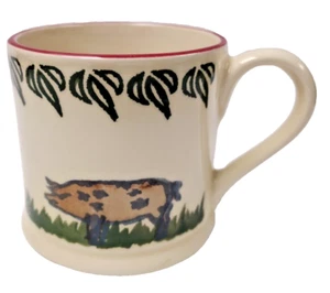 Brixton Pottery Mug - Small Field Pig 8oz - Picture 1 of 6