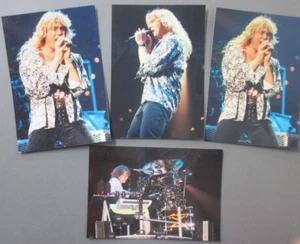 Def Leppard photos color concert 3 1/2" X 5" Pro Shot FOUR photos ! - Picture 1 of 1