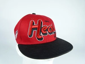 Miami Heat Hardwood Classics YOUTH Red/Black Logo Snapback Hat - Picture 1 of 10