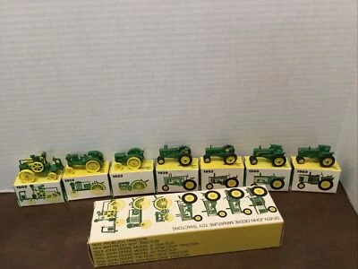 Vintage ERTL John Deere Evolution of Tractors #560 Set NIP 1892-1960 Miniature - Image 1 of 4