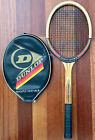 Vintage Dunlop Maxply McEnroe Wooden Tennis Racket 4 1/2 with Cover Maple Wood