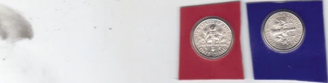 2007 p+d SATIN FINISH ROOSEVELT DIMES IN SEALED MINT PLASTIC NICE L@@K Cover