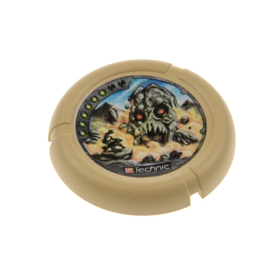 1X Lego Technic Sliding Disk 5X5 Granite Slizer Beige Mountain Robot 32171PB047 - Image 1 of 1