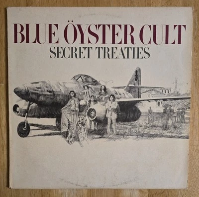 Blue Oyster Cult  Secret Treaties  Vinyl LP Record VG+   RARE  Career Of Evil - Image 1 of 3