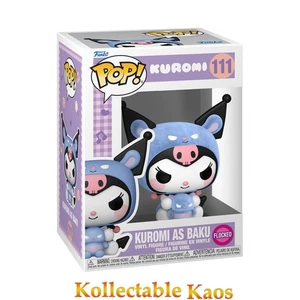 Hello Kitty & Friends - Kuromi as Baku Flocked Pop! Vinyl Figure #111 - Bild 1 von 2