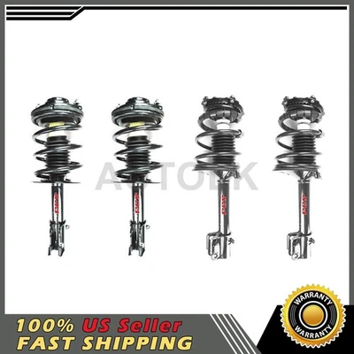 FCS Rear Shocks Front Struts Coil Springs Fits 1998 1995 1996 1997 Dodge Neon - Image 1 of 4