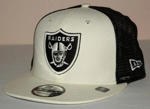 LAS VEGAS RAIDERS On-Field Team Headwear NEW ERA 9FIFTY Snapback Mesh Cap *1W - Picture 1 of 7