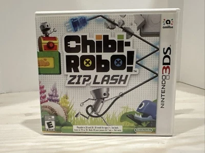 Chibi-Robo! Zip Lash (Nintendo 3DS, 2015) COMPLETE CIB - Image 1 of 3