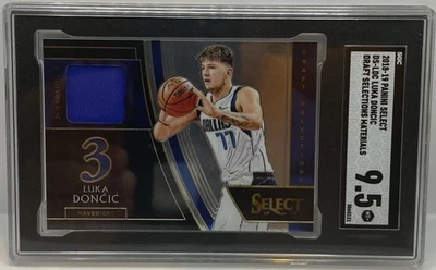 2018 LUKA DONCIC Select Draft Selections parche novato radiocontrol jugador usado SGC 9,5 Foto 1 de 2
