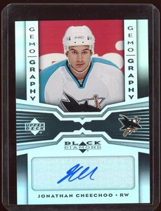 2005-06 Black Diamond Gemography Autographs #GJC Jonathan Cheechoo - Picture 1 of 2