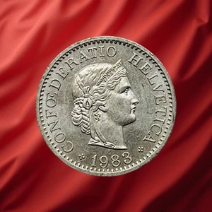 1983 Switzerland 10 Rappen - Combined Ship - Picture 1 of 2