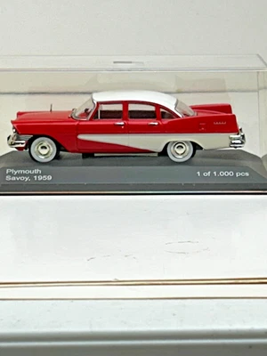 Sedán Plymouth Savoy 1959 diecast WhiteBox escala 1:43, 1 de 1000 Foto 1 de 4