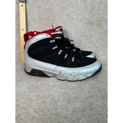 Air Jordan 9 Retro Johnny Kilroy Tenis Negro Plata Rojo Hombres Zapatos Foto 1 de 4