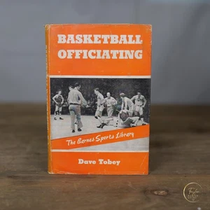 Vintage Basketball Officiating Dave Tobey Hardcover The Barnes Sports Library - Imagen 1 de 5