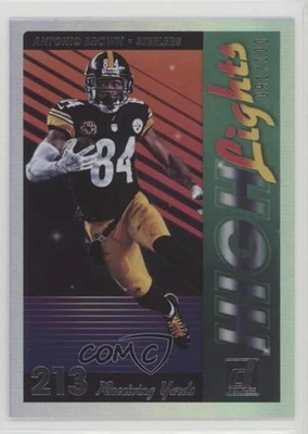 2018 Panini Donruss Highlights Holo /100 Antonio Brown #H-8 - Image 1 of 2