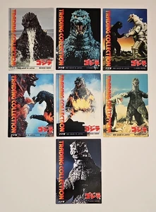 Vintage'95 Godzilla Trading Collection Japanese Checklist Cards (1-7) Made in Japan - Bild 1 von 19