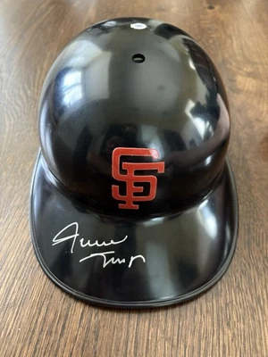 WILLIE MAYS Signed TB Full Size Authentic MLB Game Model Giants Helmet JSA LOA - Image 1 of 4