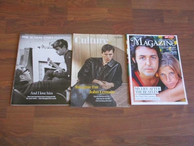 Bundle The Times Magazine x 3 All 2025 - The Beatles, Wings, Lennon & McCartney - Image 1 of 4