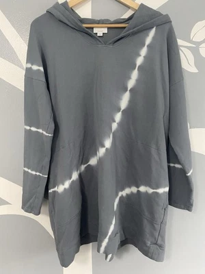 J. Jill Pure Jill French Terry Tie-Dyed Hoodie Sweatshirt Tunic Size L Casual - Image 1 of 4