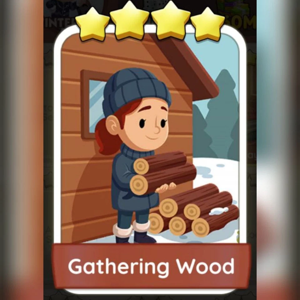 1 x Juego de madera de recolección (⭐⭐⭐⭐) - 20 - Pegatina Mono_poly_ Go (Envío rápido) Foto 1 de 1