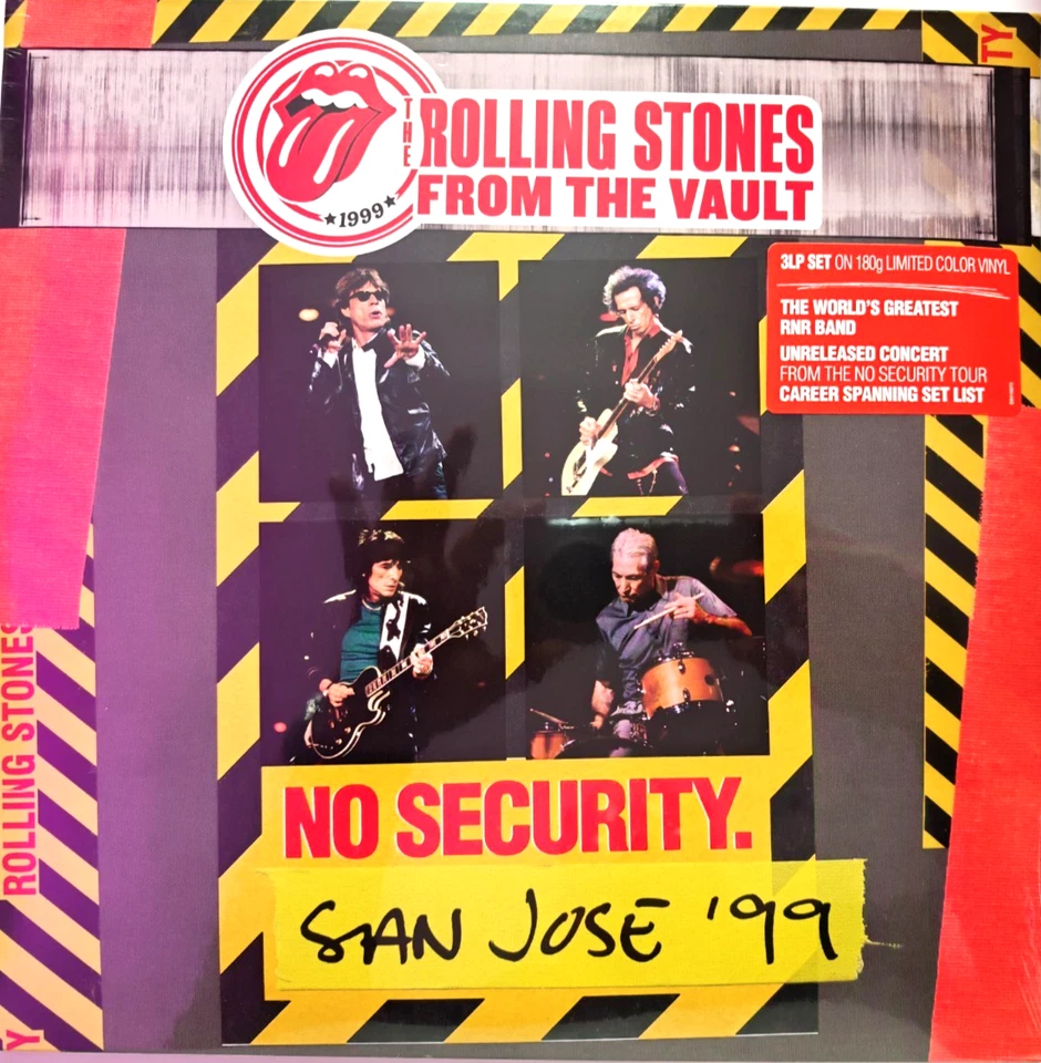 Rolling Stones  No Security. San Jose '99 LP Album Vinyl Record Deluxe 3 x 180g - Image 1 of 4