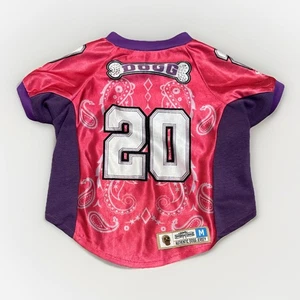 Neu Authentic SNOOP DOGG Game Day Hundeshirt Trikot Größe M Medium rosa 20 Bekleidung - Bild 1 von 2