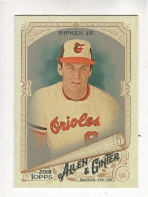 2018 Topps Allen And Ginter Glossy #60 Cal Ripken Jr - Image 1 of 2