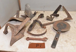 Planet Jr & other garden cultivator plow planter tractor collectible part lot P1 - Picture 1 of 9