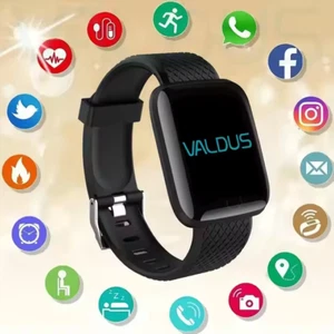 Smart Watch Men Women Waterproof Heart Rate Tracker Blood Pressure Oxygen - Picture 1 of 6