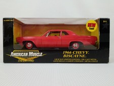 American Muscle Ertl 1966 Chevy Biscayne 1:18 Red am11