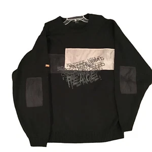 Maglione maglia pullover Godbody uomo XL nero. Dio Body Graphics. X-Large. - Foto 1 di 9