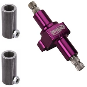 2:1 Black Small Body Steering Quickner Kit Quick Steer with Straight Couplers - Afbeelding 1 van 1