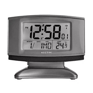 Acctim Cuba Digital Alarm Clock Radio Controlled Smartlite� Date & Temperature - Picture 1 of 4