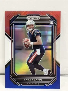 2022 Panini Prizm Red White & Blue Bailey Zappe RC New England Patriots #305 !!! - Bild 1 von 3