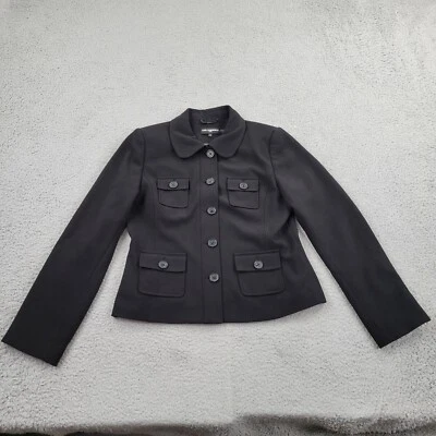 Blazer Karl Lagerfeld Feminino 10 Preto Botão Performance Manga Longa - Imagem 1 de 4