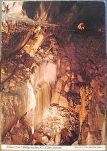 Irish Postcard AILLWEE CAVE Ballyvaughan Burren Clare Ireland John Hinde 2/555 - Imagen 1 de 2