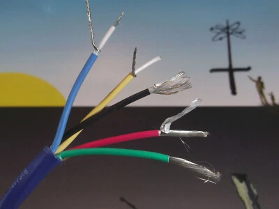 MULTICONDUCTOR CABLE 5X COAX EXTRON E197502-7 26AWG PLNM/MHR-5P - Image 1 of 3