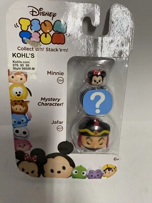 Disney Tsum Tsum Series 4 Minnie (104)Jafar (427) & Mystery Character NEW - Изображение 1 из 2