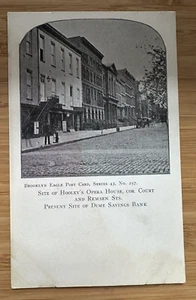 1906 Brooklyn Eagle Postcard Series 43 #257 Hooley's Opera House Court & Remsen - Picture 1 of 2