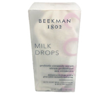 Beekman 1802 Milk Drops Probiotic Ceramide Goat Milk Serum 0.95 Full Size NIB